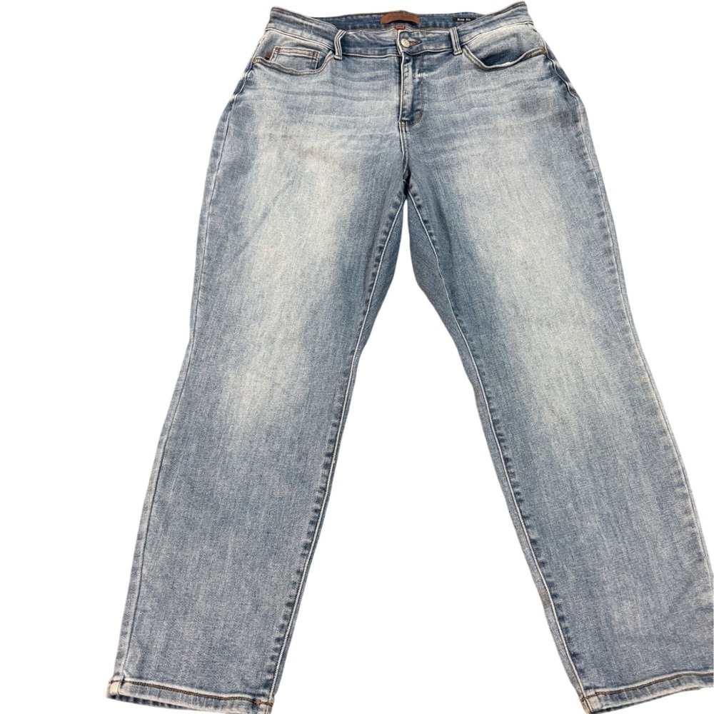 Judy Blue Los Angeles Slim Fit Jeans Light Wash Denim Womens 16W